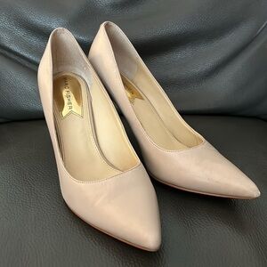 Marc Fisher Mangolo Leather Heels Taupe Sz 8